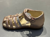 Sandalettes Shoo pom pika spart laminato glitter Cooper silver