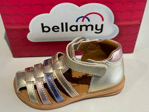 Sandalettes Bellamy 31184006 paillette or pastel