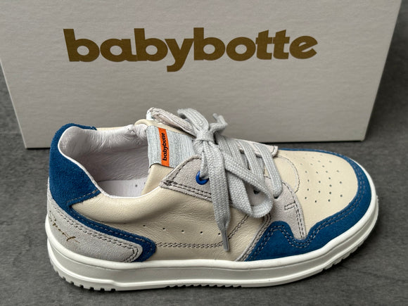Chaussures basses Babybotte 4321B128 abouti texano bleu