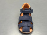 Sandalettes babybotte 4019B002 géo nabuk bleu