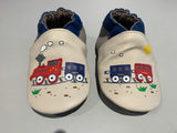 Chaussons Robeez funny train beige