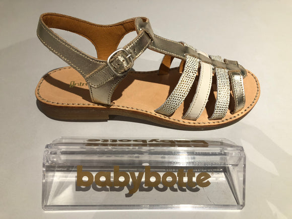 Sandalettes Babybotte Ylona or