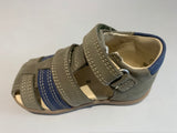 Sandalettes kickers bipod kaki bleu