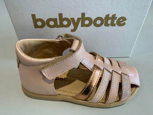 Sandalettes babybotte Teriyaki rose