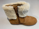 Boots benedi blanche camel
