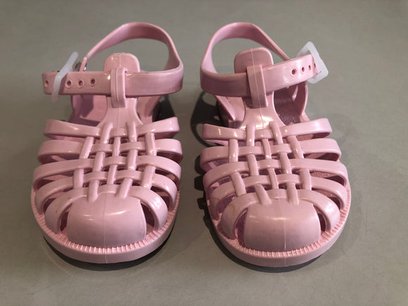 Sandalettes méduse rose pastel