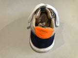 Chaussures basses Shoo pom will Lo lace white navy orange