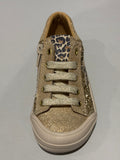 Chaussures basses Bopy relaxa gold or leo