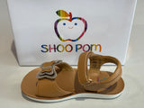 Sandalettes Shoo pom Goa fly clear Camel
