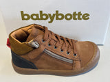Bottines Babybotte Kaky 9589B061 Camel ocre noir rouge