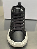 Bottines Geox J Laquinny J56M3G black paillettes