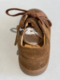 Bottines Shoo pom Tom zip lace Camel cappuccino