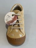Bottines Naturino cocoon nubuck beige cœurs