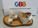 Sandalettes GBB Maisie 27515AN326 or cœurs paillettes
