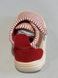 Chaussons Bisgaard 141028882449 rouge rayure