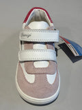 Chaussures basses Primigi scratch 1403311 blanc rose argent