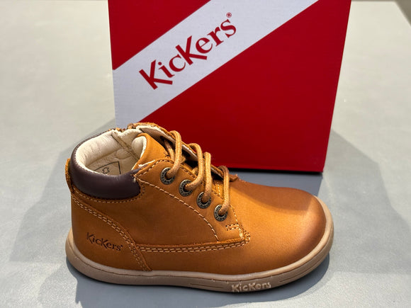 Bottines kickers tackland camel marron