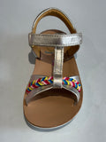 Sandalettes Shoo pom Goa Salomé bronze LT S4OBLC0405
