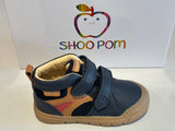 Bottines Shoo pom Yoyo easy navy Camel