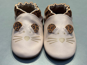 Chaussons Robeez Léo mouse rose