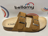 Sandalettes Bellamy Clac 35405001 velours Camel