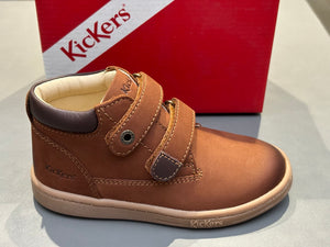 Bottines kickers tackeasy marron clair