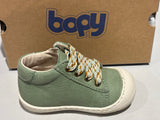 Bottines Bopy Jejoc 2 olive blanc lacets multi