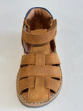 Sandalettes Bellamy Pierro Camel marine