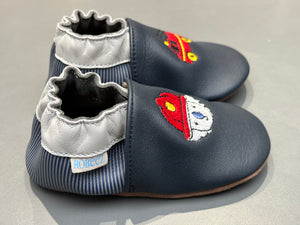 Chaussons Robeez badge fire marine