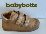 Bottines Babybotte Aurevoir scratch 9124B038 cognac