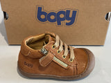 Bottines Bopy Jefloc cognac brillant