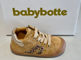 Bottines Babybotte Argo sport 9012B010 Camel bronze paillettes