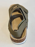 Sandalettes Bonton mémo fast kaki