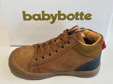 Bottines Babybotte Kaky 9589B061 Camel ocre noir rouge