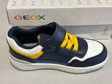 Chaussures basses Geox J washiba J66LQH OBC15 marine jaune