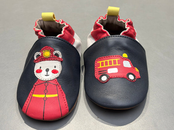 Chaussons Robeez fireman marine