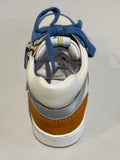 Chaussures basses Babybotte Amsterdam 8194B228 blanc cassé bleu vert