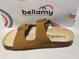 Sandalettes Bellamy Clac 35405001 velours Camel