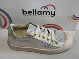 Chaussures basses Bellamy Indy fantaisie or blanc