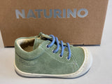 Bottines Naturino cocoon zip vert bleu