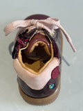 Bottines Babybotte Fougère 9020B052 Bordeaux vernis feuille