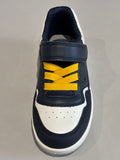 Chaussures basses Geox J washiba J66LQH OBC15 marine jaune