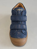 Bottines Babybotte Aurevoir scratch bleu 9124B002