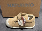 Bottines Naturino macks VL beige bleu vert scratch