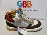 Bottines GBB Andrea blanc kaki bleu rouge