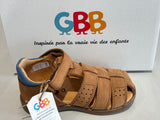 Sandalettes GBB fondant 27419AN158 Camel bleu