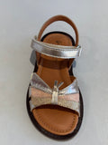 Sandalettes Babybotte Kaliente 6714B124 papillon ivoire