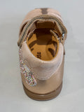 Sandalettes Babybotte Taruche 8495B071 rose fleur paillette