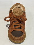 Bottines Shoo pom Bouba zip wool terra chocolat