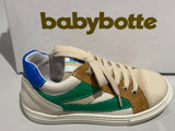 Bottines Babybotte Arezzo beige Camel vert bleu